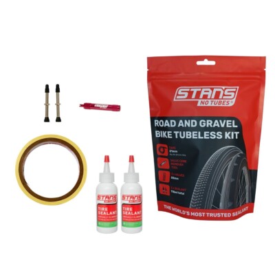 Stans NoTubes Tubeless Kit for Road/Gravel Bikes 25mm Rim Tape For 23-25mm Rims