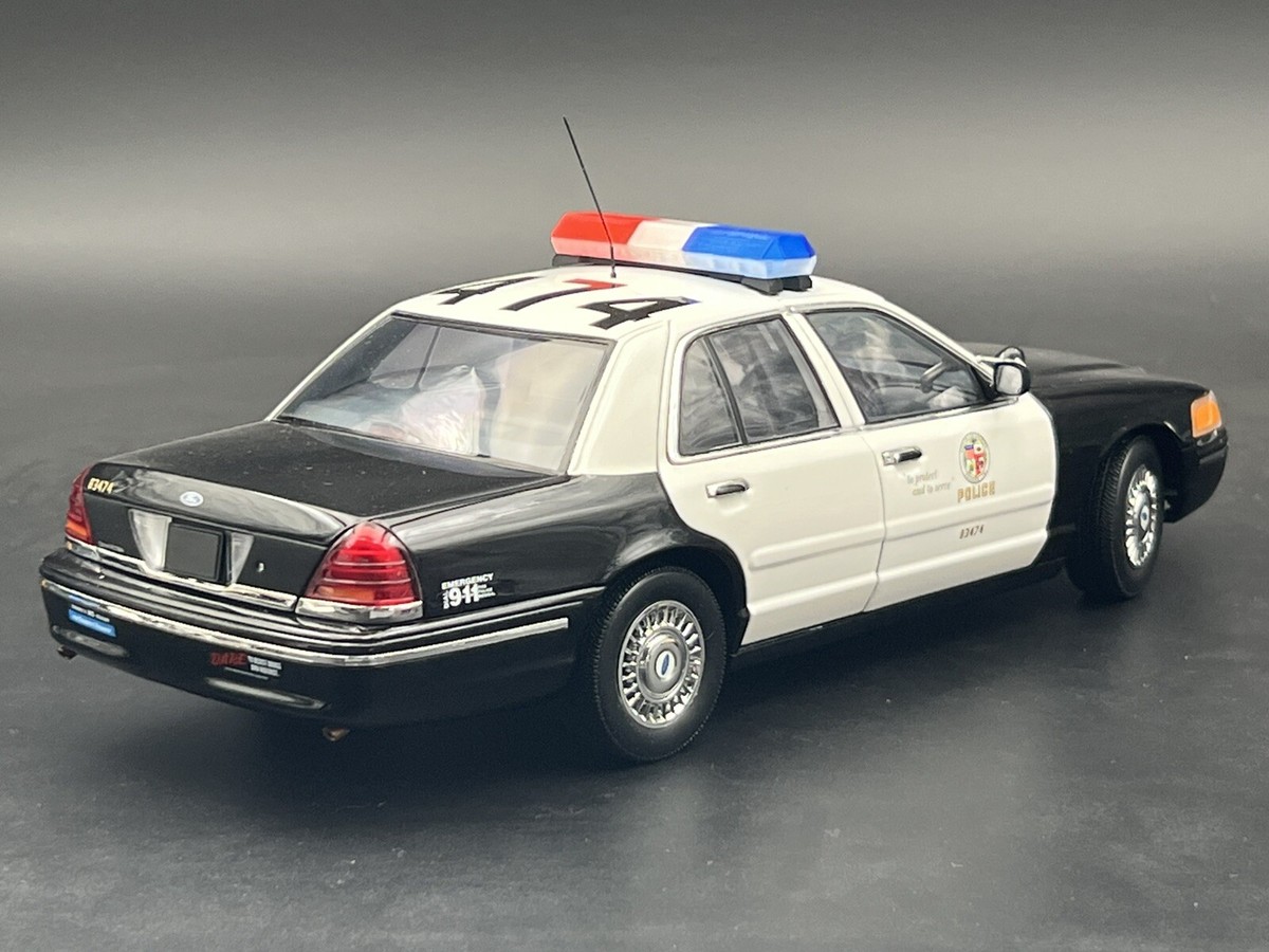 1/18 Scale Model Blue Clear Red Code 3 MX7000 Lightbar LAPD LASD