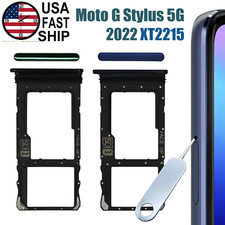 New SIM Card Tray Holder MicroSD Slot For Motorola Moto G Stylus 5G 2022 XT2215