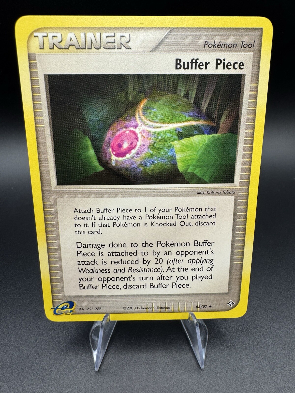 Vintage 2003 Pokemon TCG Buffer Piece EX Dragon 83/97 Non-Holo Uncommon - LP