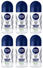 6x Nivea Sensitive Protect Anti-perspirant Deodorant Roll On for Men 6x 50ml