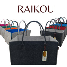 Filztasche für Kaminholz Tragetasche große Einkaufstasche Holzkorb Holztasche