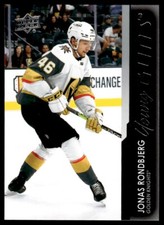 2021-22 Upper Deck Young Guns Jonas Rondbjerg Rookie Vegas Golden Knights R41
