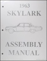 1963 Buick Skylark Und Special Montageanleitung Hersteller Werk Montage