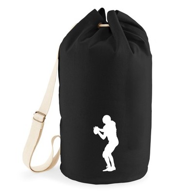 Seesack American Football Silhouette Geschenkidee American Football Geschenk Prä