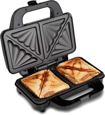 Sandwich Toaster/Toastiebereiter - Tiefe Füllung Antihaft Kochplatten 900W