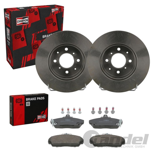 Champion Bremsscheiben 262Mm + BelÄGe Vorne Passend FüR MG + Rover-image