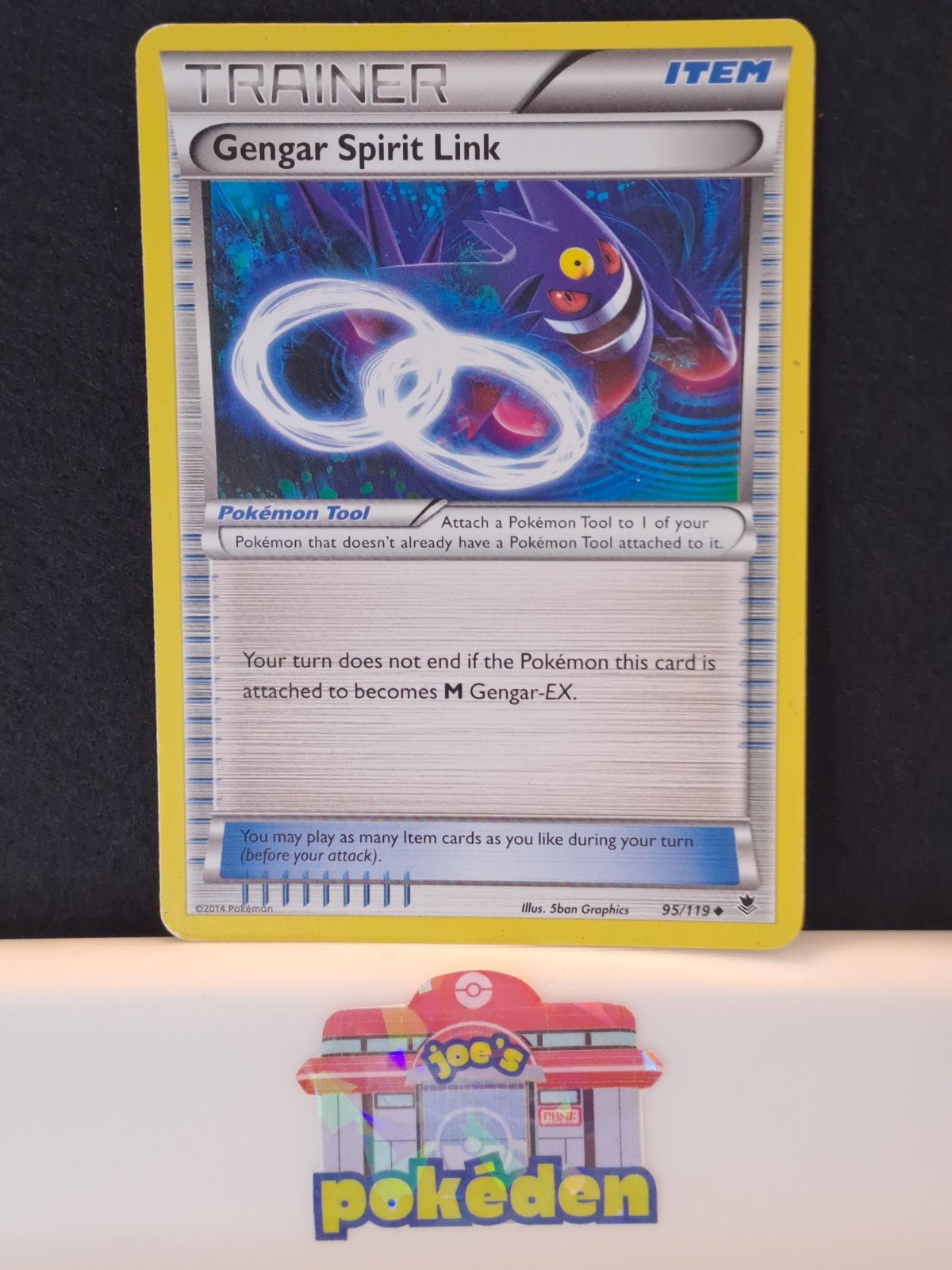 Pokémon TCG Gengar Spirit Link Phantom Forces 95/119 Regular Uncommon Lp