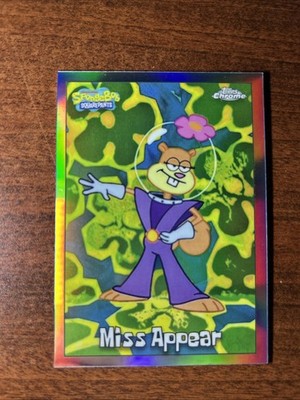 2025 Topps Chrome SpongeBob Miss Appear #138 Refractor