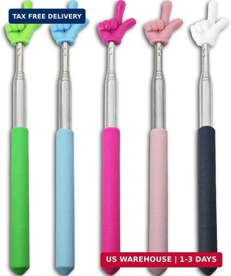 5PCS Pointer Stick For Classroom - Multipurpose Teacher Pointer Stick, Extendabl