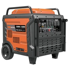 Dual Wheel Inverter Generator 15000W Start 12000W Run EPA Compliant