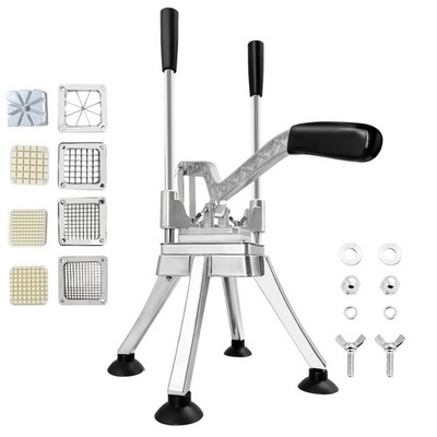 Commercial Vegetable Cutter Chopper 1/2/1/4/3/8inch Fruit Vegetable Dicer Slicer
