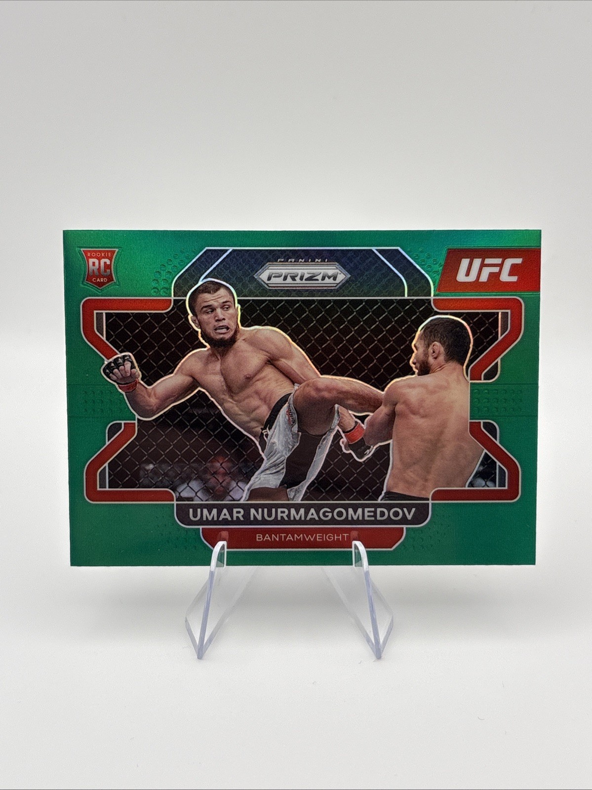2022 Panini Prizm UFC - Umar Nurmagomedov #32 Green Prizm (RC)