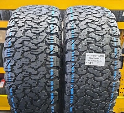 GEBRAUCHT: 2 REIFEN BF GOODRICH 285/75 R16 116/113R KO2 ALL-TERRAIN OFFROAD M+S