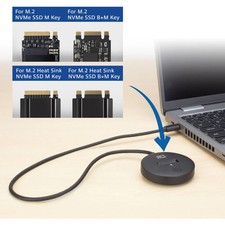 Act M.2 NVMe PCIe SSD DockingStation, USB-C 3.2 Gen2 – Bild 4