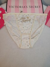 VTG Victoria's Secret Signature Cotton Classic String Bikini Panty Size Lg