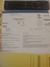 Wolfgang Ambros Tickets Wien 12.09.26 Samstag Ausverkauft