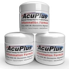 AcuPlus - Advanced Pain Relief Topical Anti Inflammatory Cream to Soothe Musc...