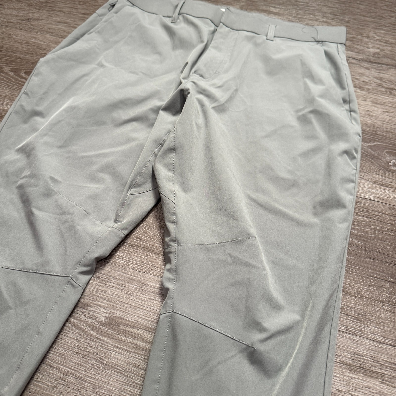 Fabletics Pants Mens 34 Gray Performance Chino Te… - image 2