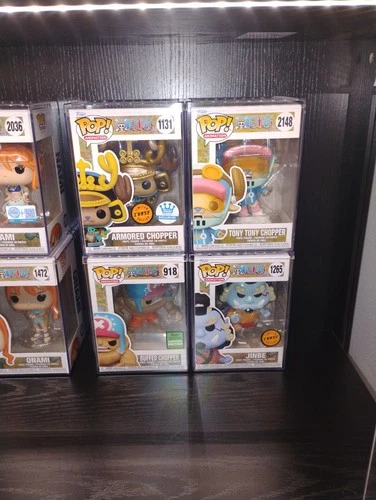 Funko Pop! One Piece Armored Chopper, Buffed Chopper, Jinbe Chase, Ace 5-Pack