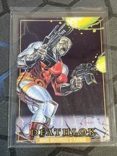 2024 SkyBox Marvel Masterpieces 92 Platinum Deathlok #28 Clear Cut