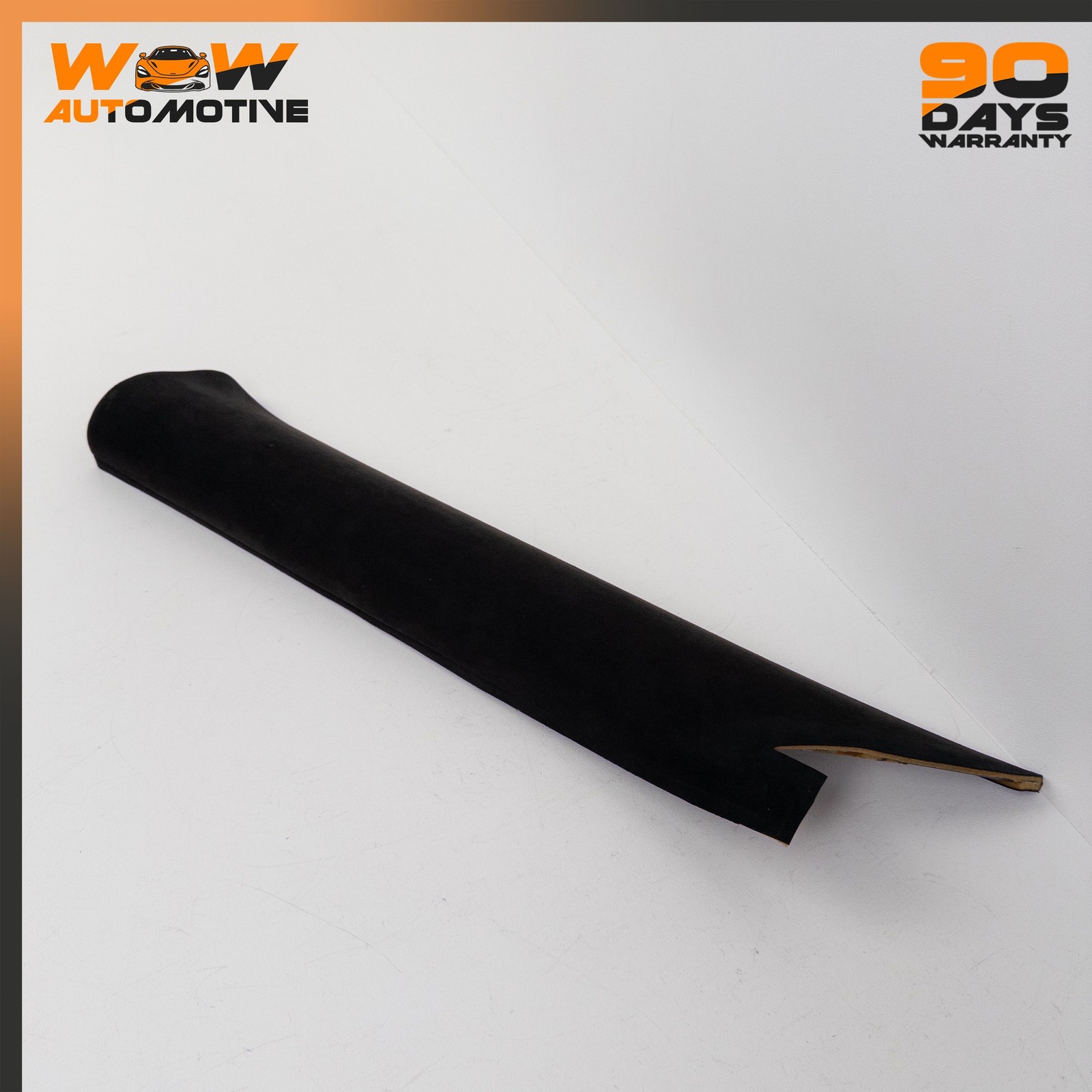 08-19 MASERATI GRANTURISMO S FRONT LEFT WINDSHIELD A PILLAR COVER TRIM BLACK OEM