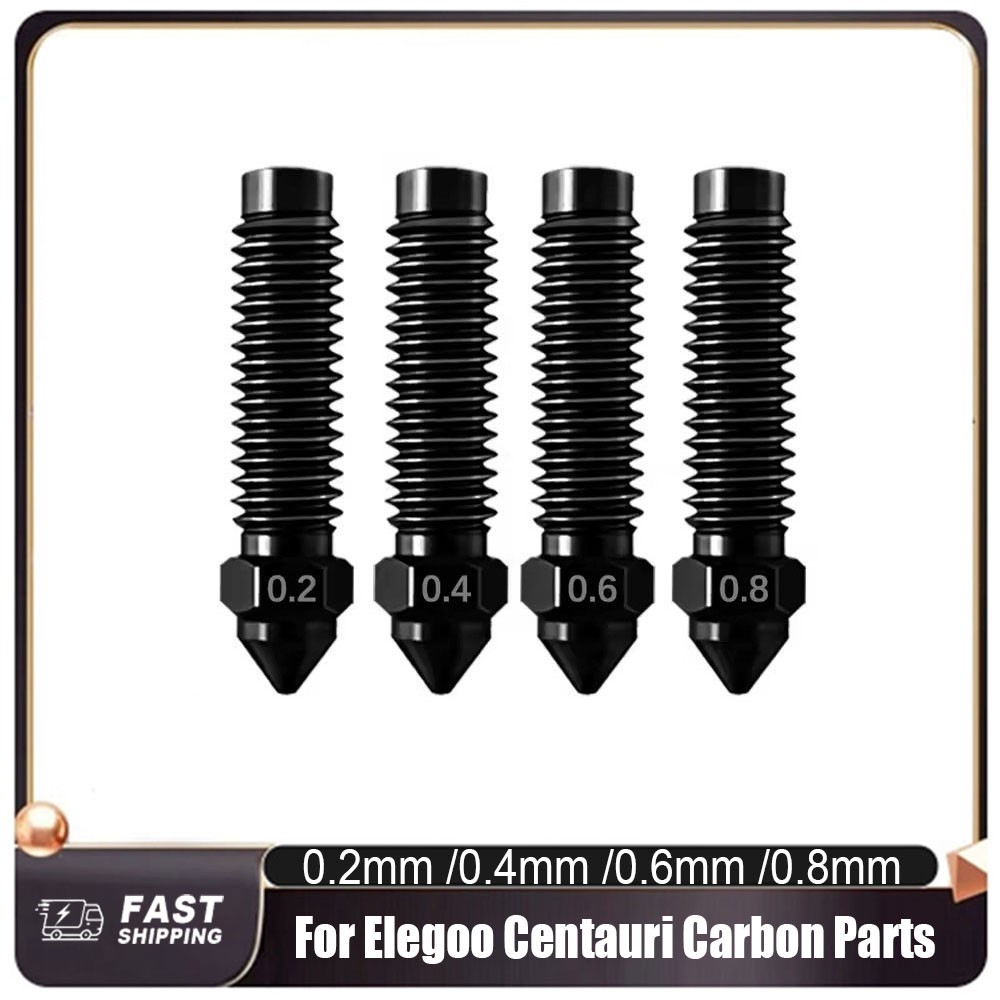 0.2-0.8mm 3D Printer Hardened Steel Nozzles Kit for Elegoo