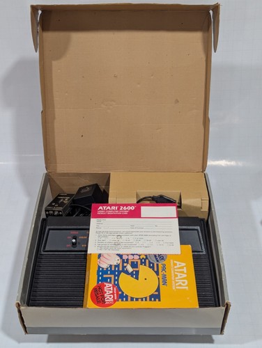 Atari 2600 CIB,Console, Pacman, Pitfall, Tested And Working,Authentic, No Manual - Picture 6 of 22