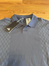 Adidas ULTIMATE365 TOUR PRIMEKNIT POLO SHIRT Blue Men  s XL IU4423 100 NWT