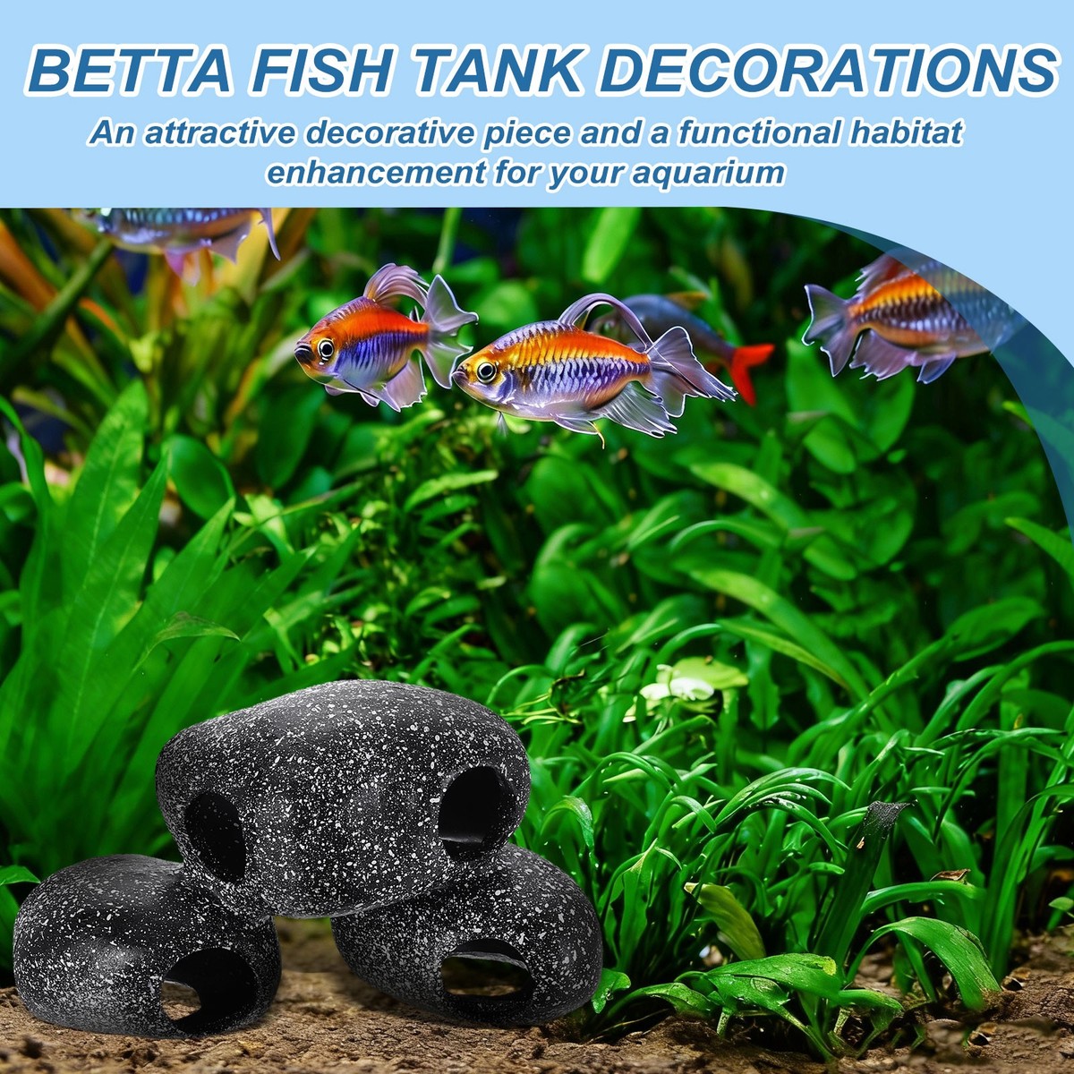 aquatic fish accessories Oltraman Small Betta Tank, Aquarium Tank Kit with LED Lighting, 0.6 Gallon Stackable Fighting Fish Tank Set, Fish Bowl for Turtle Reptile Shrimp Crab Insects as Decoration Adopted of silicone material Pet Supplies Tropical Fish Accessories