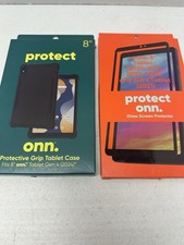 New Protect Onn Protective Grip Tablet Case 8" Gen 4 w/Glass Screen Protector