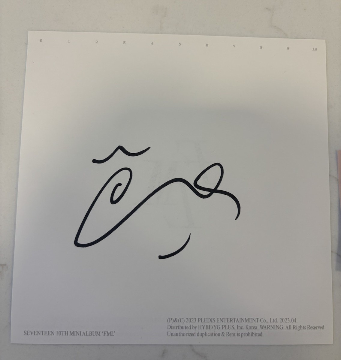 Seventeen FML Wonwoo Signed Kpop Album - Faded Mono Life/Ver 2 | eBay