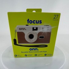 Onn. Reusable 35MM Film Camera Brown  NEW