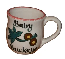 Liberty Pottery Baby Buckeye Ohio Mug Roscoe Village