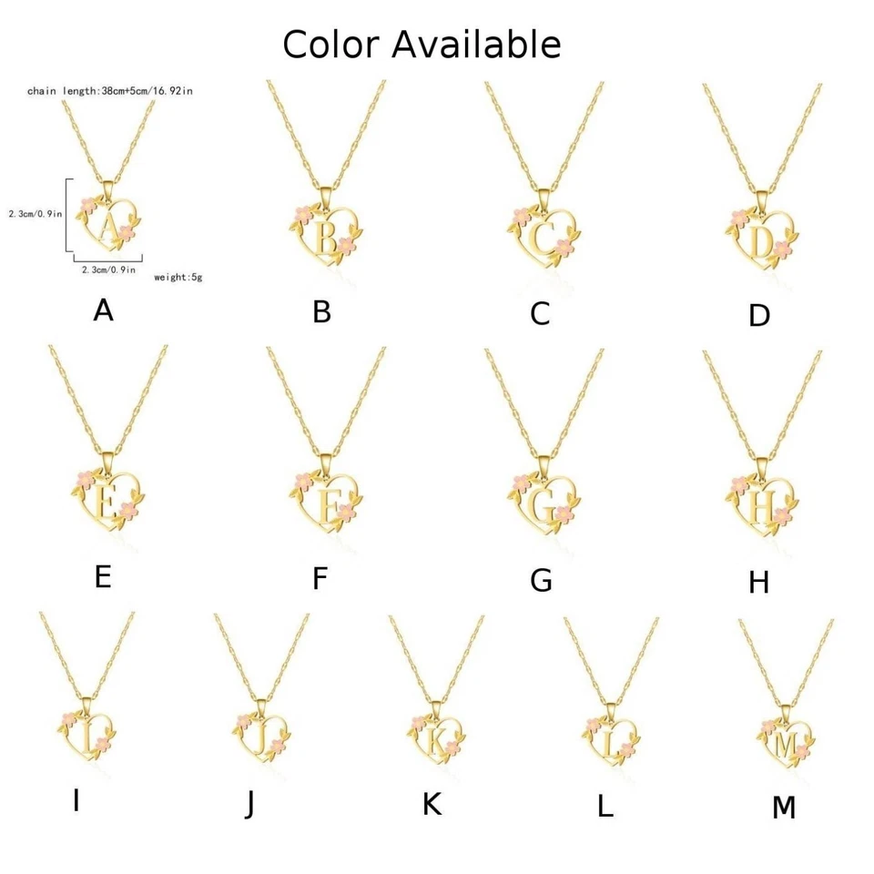 Moda Love Encaje Corazón y Flor Hueco Collar en Acero Titanio Foto 4 de 4