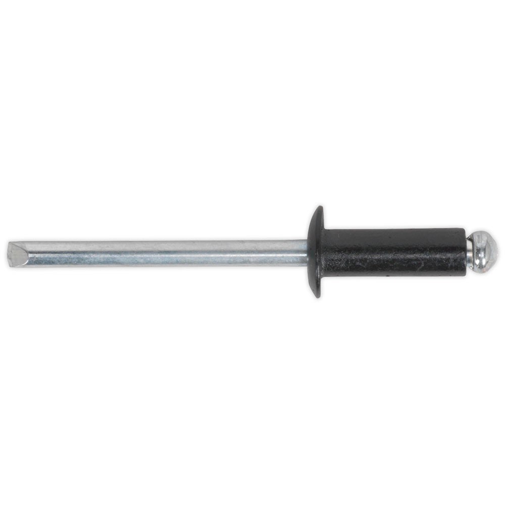 Sealey Aluminium Rivet Black Standard Flange 4.8 x 14mm Pack of 200