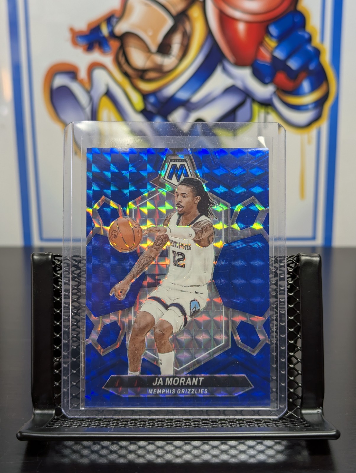 2023-24 Panini Mosaic - Ja Morant #127 Blue Mosaic Prizm /199