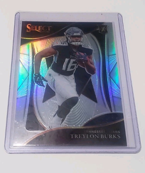 2021 Panini Select XRC Prizm #416 Treylon Burks (RC)