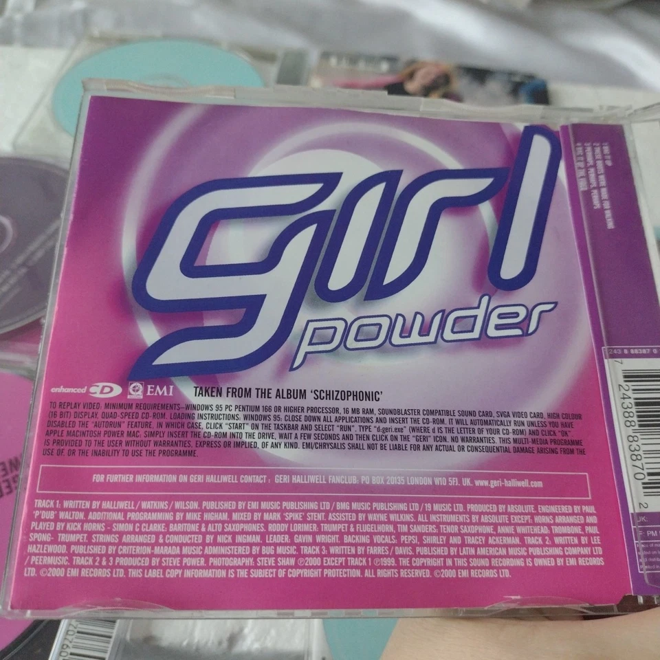 Geri Halliwell CD Singles Bulk x8 Rare 90s 00s Pop Music Spice Girls Solo Aus Uk - Image 4 of 4
