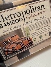 Metropolitan Bamboo King Size Multicolored Deep Pocket Sheet Set