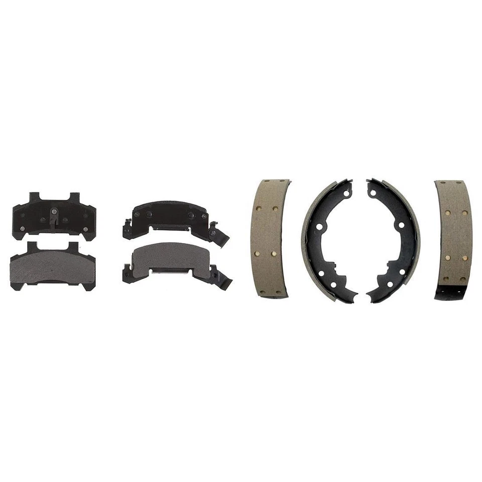 Pastillas de freno delanteras metálicas y zapatas traseras Element3 para Chevrolet Celebrity 1982 Foto 4 de 4