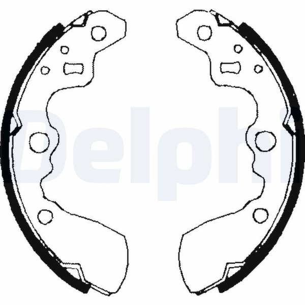 Delphi Bremsbackensatz LS1710 FüR Suzuki-image