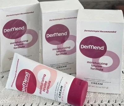 3 Pack  Der+mend Moisturizing Bruise Formula Cream 4.5 oz/ 127 g ,Shipp USA