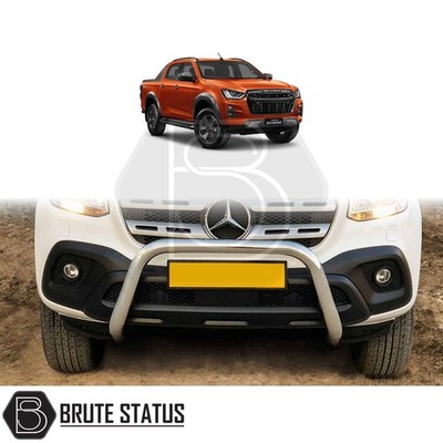 Isuzu D-Max 2021-2024 Bull Bar Chrome (Nudge Bumper Guard)
