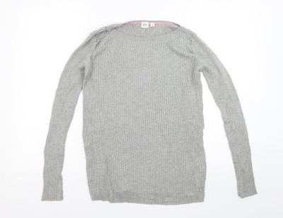 Pullover Pulli Damen UK Größe M Gap Grau