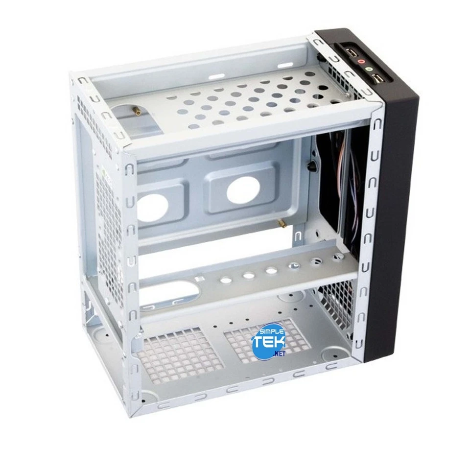 Computer Chieftec Mini-Itx SFF PC 4gb 240gb Rs232 Com Serial HDMI Win Reborn - Image 2 of 4