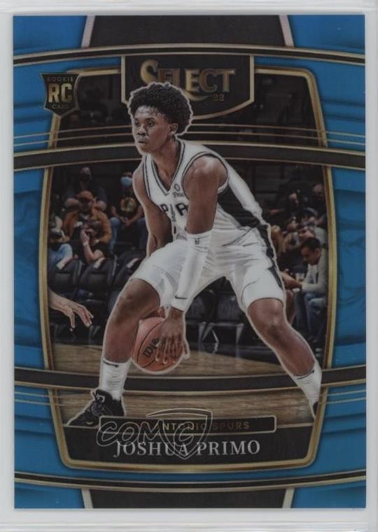 2021-22 Panini Select Concourse Light Blue Prizm 246/299 Joshua Primo #68 0nr3