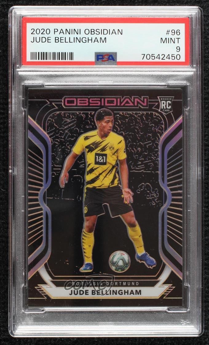 2020-21 Panini Obsidian 91/195 Jude Bellingham #96 PSA 9 MINT 04uh