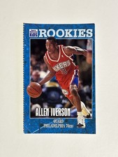 1997 Allen Iverson Rookie Sports Illustrated For Kids Cut Card #57. rookie card picture