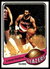1979-80 Topps Card Basketball Lionel Hollins Portland Trail Blazers #129 NM